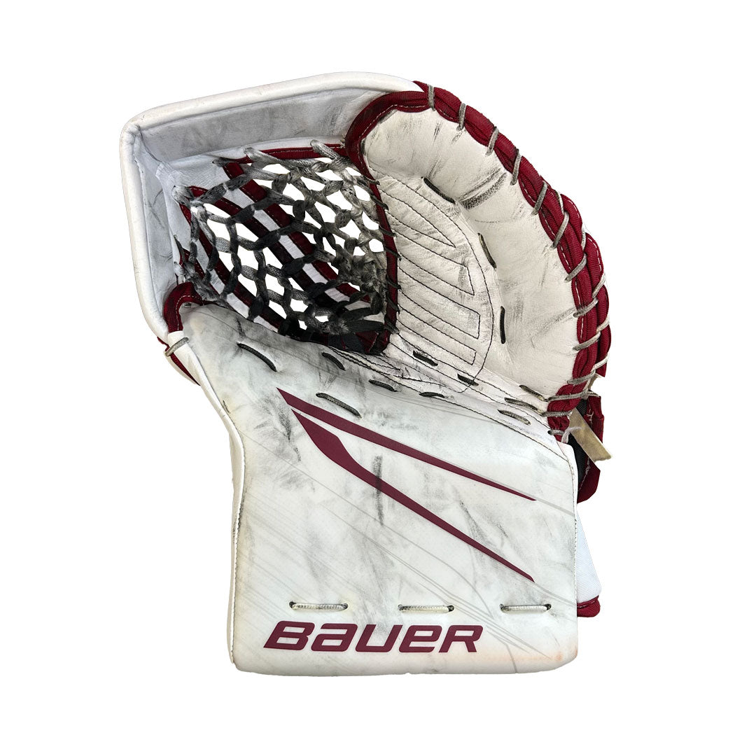 Bauer Vapor Hyperlite 2 - Ensemble complet de gardien de but Pro Stock d'occasion (blanc/rouge)